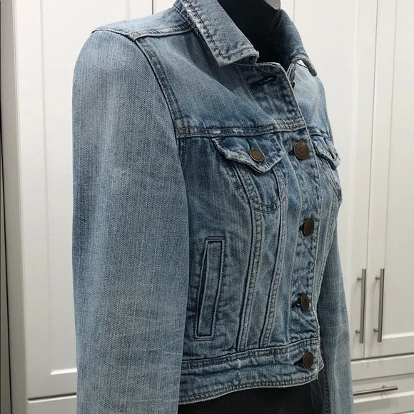 🦅American Eagle Women’s Jean Jacket – Size XS - Picture 6 of 13
